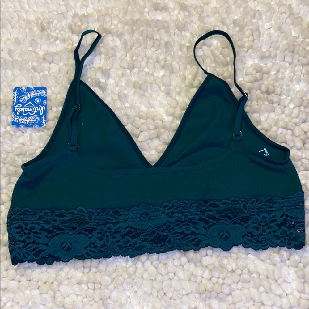 NWT Free People Stevie Lace Trim Bralette M/L - Picture 7 of 8
